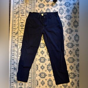 GAP Slim City Khakis in Dark Blue